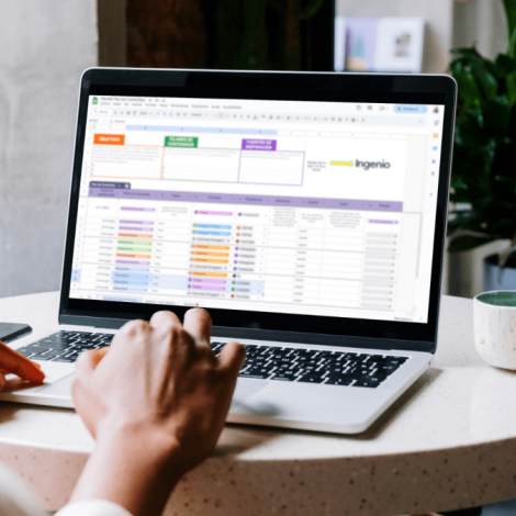 Plantilla Plan de Contenidos en Google Sheets